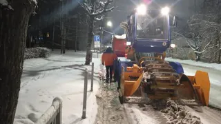 В ночь на 14 декабря с улиц Рязани вывезли более 300 кубометров снега