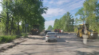 Утром 15 мая из-за дорожных работ на улице Черновицкой в Рязани возникла пробка