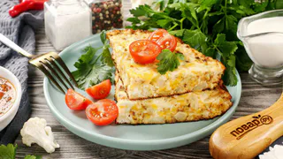 Невероятная запеканка из цветной капусты на сковороде