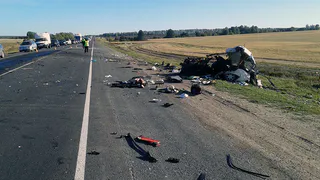 В Рязанской области «четверка» врезалась в «КаМАЗ»: водитель легковушки погиб на месте