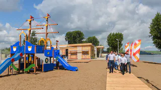 Пляж в Нижнекамске откроют позже