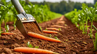 Делаю прибор из пробки от бутылки для посева морковки за 1 минуту: прореживание всходов не требуется - сэкономит вам уйму времени