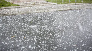 В Нижнекамске и районе сегодня выпал град