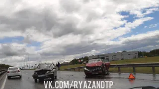 Из-за ДТП 28 мая под Рязанью образовалась пробка