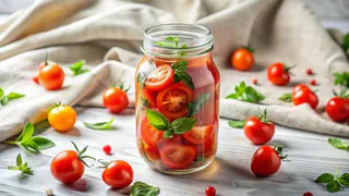 Помидоры дольками с луком: легкий рецепт закуски на зиму