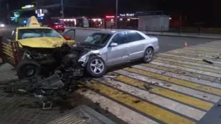 В Брянске в результате аварии на Кургане госпитализированы два водителя