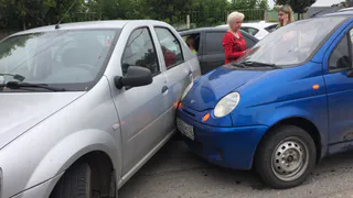 ДТП на улице Вокзальной – столкнулись Логан и Матиз