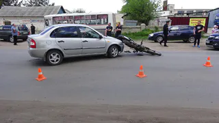 ДТП в Скопине: мотоциклист в реанимации