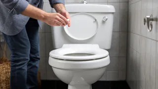 Кидаю аптечную шипучку в унитаз, и известковый налет "испаряется на глазах". Трюк подсказал знакомый сантехник