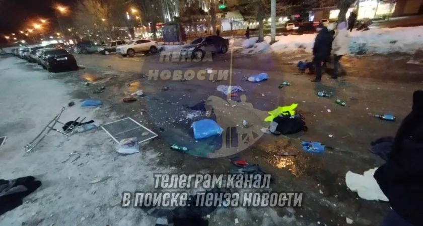 В Пензе мужчина бросал вещи из окна на Тернопольской