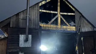 В разных районах Коми пожарные потушили гаражи