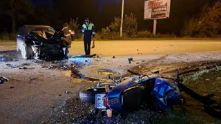 В Екатеринбурге рязанец на иномарке насмерть сбил мотоциклиста