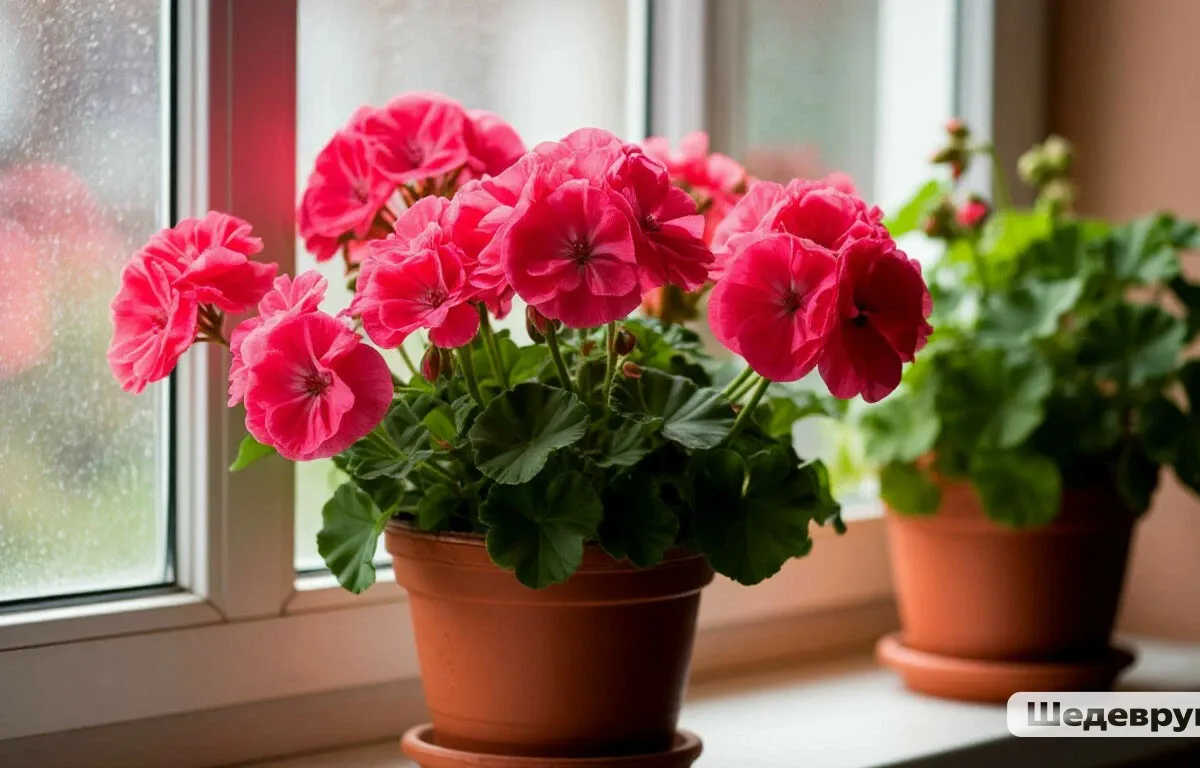 Для пышного цветения герани — необходимо: 1 щепотка в воду — и бутоны начнут расти как угорелые