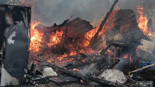 Пожар в Александровском районе унёс жизнь человека