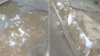 Ямы на Тимакова: жители еще одного двора пожаловались на состояние дорожек