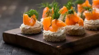 Правильно нарезаем канапе