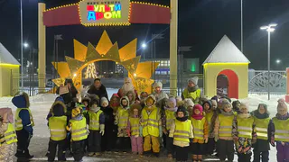 В Усинске для дошкольников провели новогодний квест в «Мультидроме»