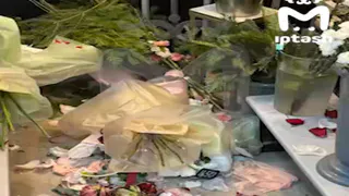 Голый мужчина ночью разгромил цветочный в Казани — собрал букет и не успел уйти