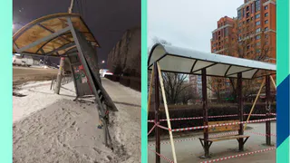 В Рязани установили новый павильон на остановке «Улица Чкалова»