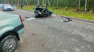 На трассе в Гусь-Хрустальном районе в ДТП погибли два водителя пострадали дети