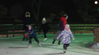 В Новый год каток на Лыбедском бульваре будет работать до 3 утра