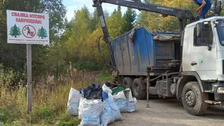 В Коми частично ликвидировали несанкционированную свалку