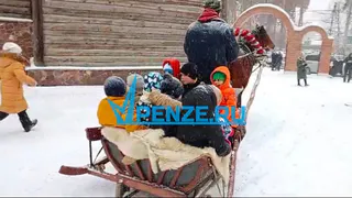 В Ахунах на Рождество дети смогли не только прикоснуться к лошадям, но и прокатиться на них