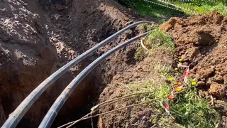 Подрядчик проложил 1800 метров трубопровода в селе Спасское