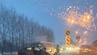 Массовая пробка в Нижнекамске в результате аварии