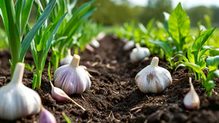 После схода снега чесноку - первым делом: многие забывают про эту важную подкормку и теряют большую часть урожая