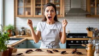 3 ложки в таз - и от тараканов в доме не останется следа: простейшая хитрость без танцев с бубном