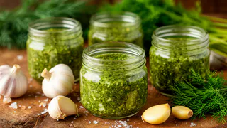 Рецепт того самого укропного соуса на зиму с чесноком: закрываю каждый год по 25 банок - и все равно мало
