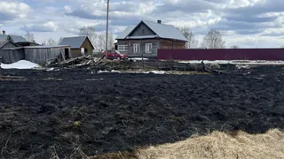 В Коми пожарные дважды за сутки тушили сухую траву