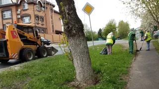 Во Владимире продолжаются плановые работы по благоустройству территорий