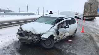 В Шиловском районе в ДТП с грузовиком пострадали два человека