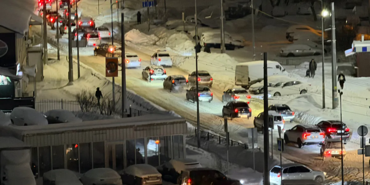 Сегодня в Рязани образовались 9-балльные пробки