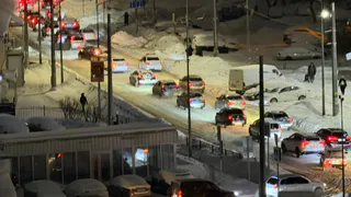 Сегодня в Рязани образовались 9-балльные пробки