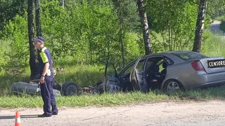 В Касимовском районе произошло серьезное ДТП с двумя легковушками