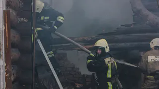 Пожар в  Новомичуринске -  сгорела однокомнатная квартира