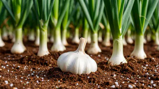Всего 1 литр  – и чеснок вырастет размером с кулак: первая подкормка должна быть такой 
