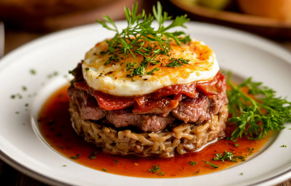 Говядина и свинина идут лесом: Божественные гнезда «По-французски» – наслаждение под сырной шубой