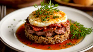 Говядина и свинина идут лесом: Божественные гнезда «По-французски» – наслаждение под сырной шубой