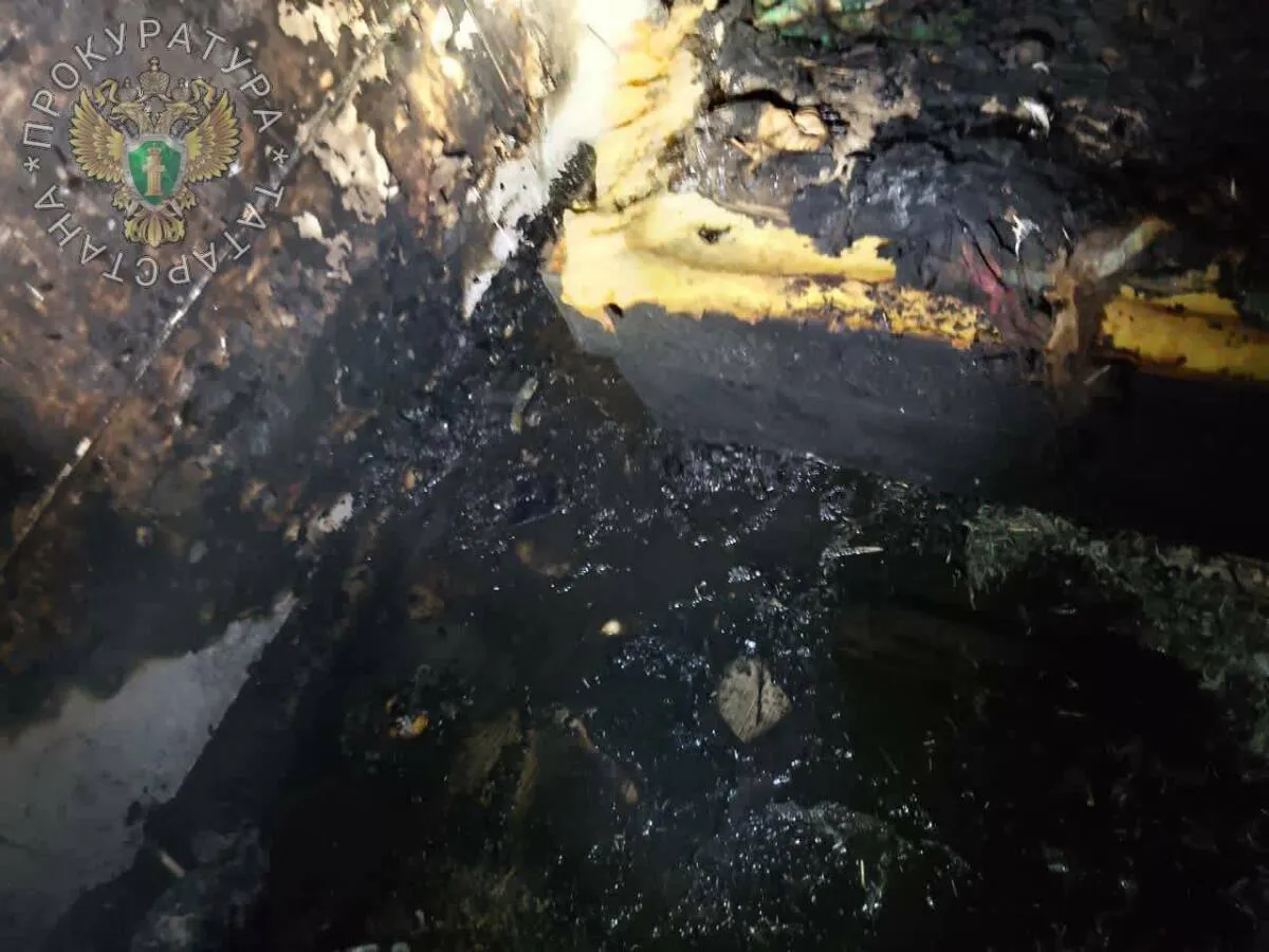 Установлена предварительная причина возгорания в Нурлате