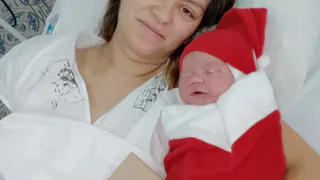 В роддоме №2 первый ребенок Нового года родился настоящим богатырем