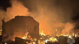 В Службе спасения озвучили причину пожара на ул. Тухачевского в Никольске