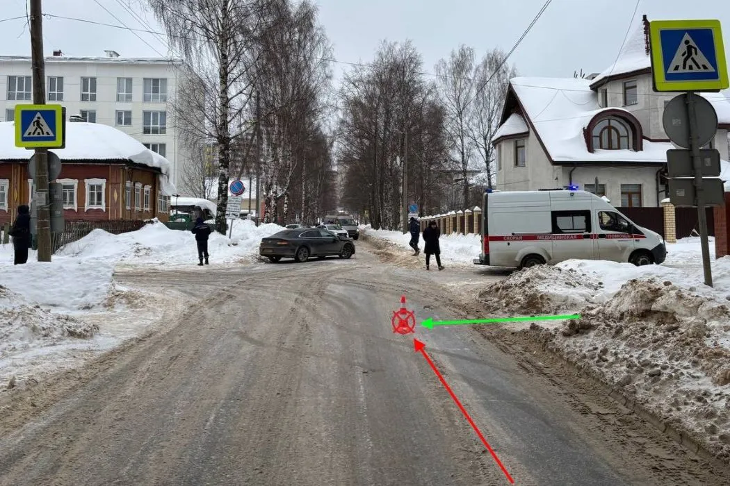 В Сыктывкаре ребенок попал под колеса иномарки и получил травмы