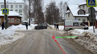 В Сыктывкаре ребенок попал под колеса иномарки и получил травмы