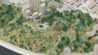 Архитекторы представили концепцию благоустройства парка Победы в Чебоксарах