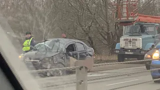 На Северной окружной из-за ДТП парализовано движение