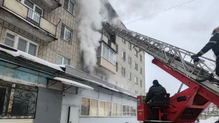 В Александрове при пожаре в многоквартирном доме пострадала мать с двумя дочерями